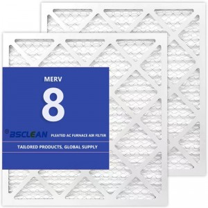 Amazon Hot Sale 20x 20x1 MERV 8 G4 Ofen AC HVAC -Karton Panel Prefilter